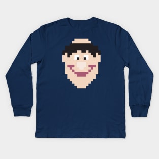 (SD) Baseball Mascot Kids Long Sleeve T-Shirt